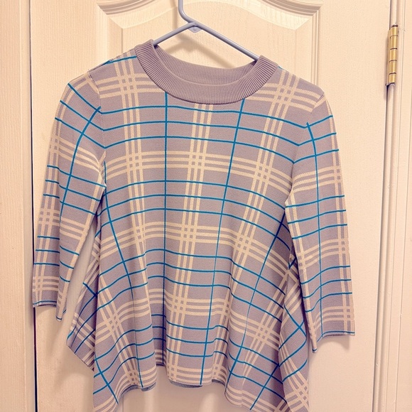 OSOS Plaid sweater new without tag - Picture 8 of 10